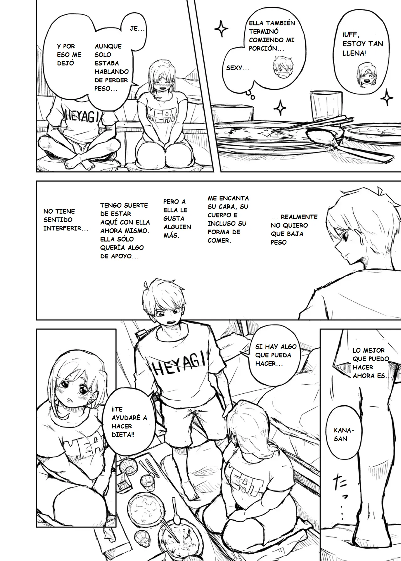 Pocchari wa sekai o sukuu Chubby Girlfriend Español - Image 20