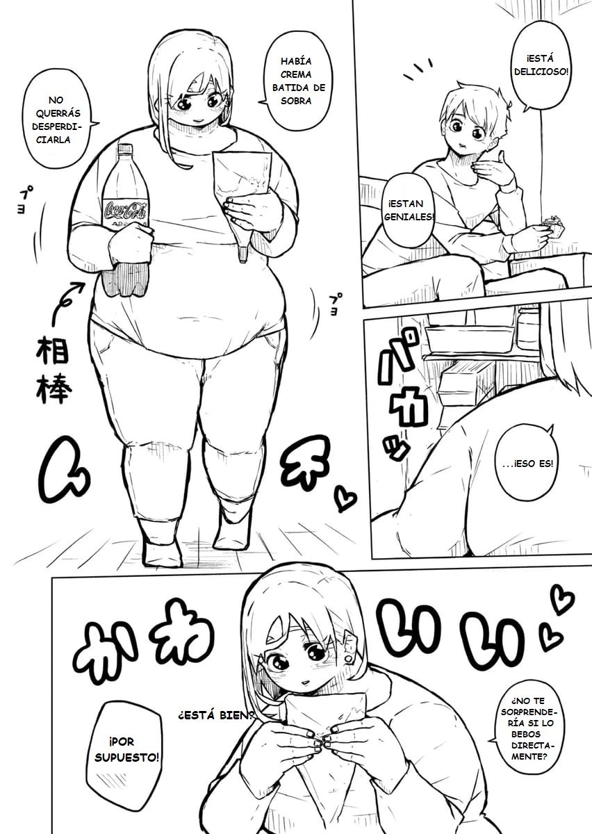 Pocchari wa sekai o sukuu Chubby Girlfriend Español - Image 223