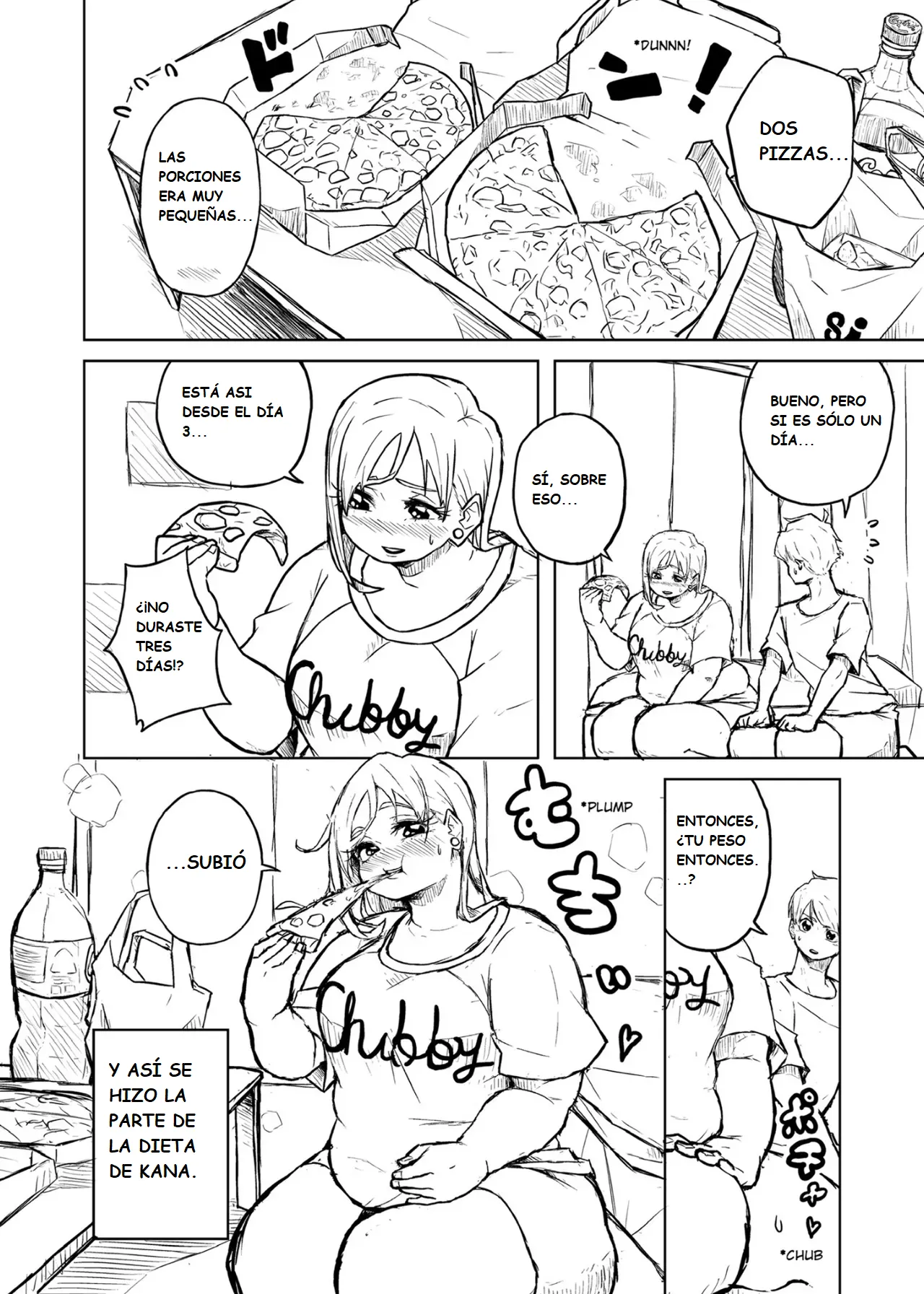 Pocchari wa sekai o sukuu Chubby Girlfriend Español - Image 27