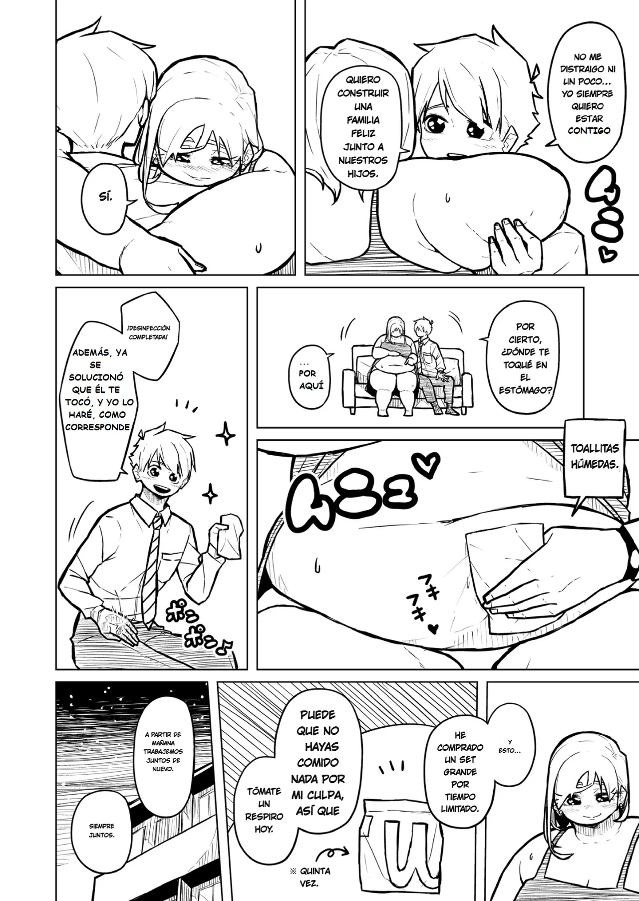 Pocchari wa sekai o sukuu Chubby Girlfriend Español - Image 285