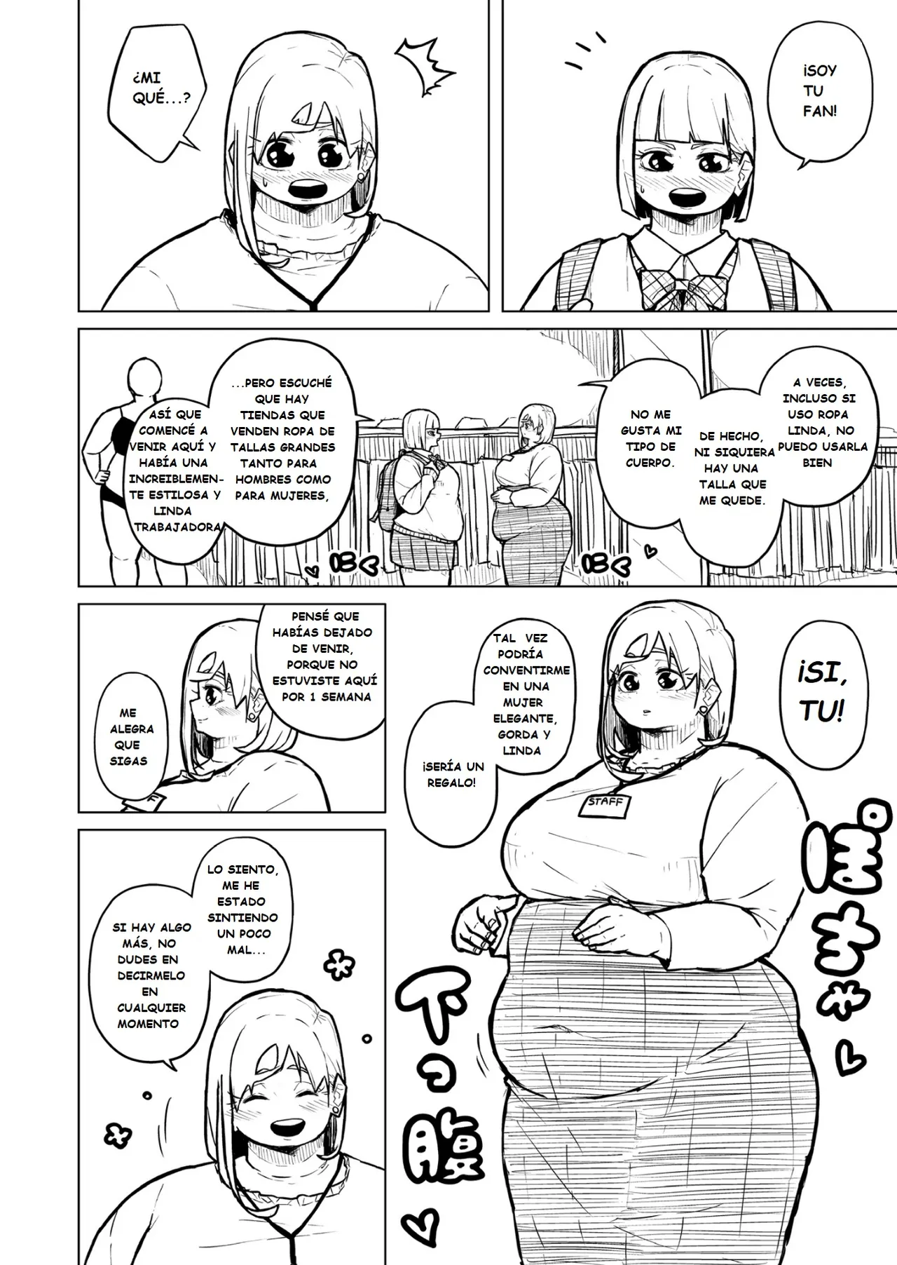 Pocchari wa sekai o sukuu Chubby Girlfriend Español - Image 297