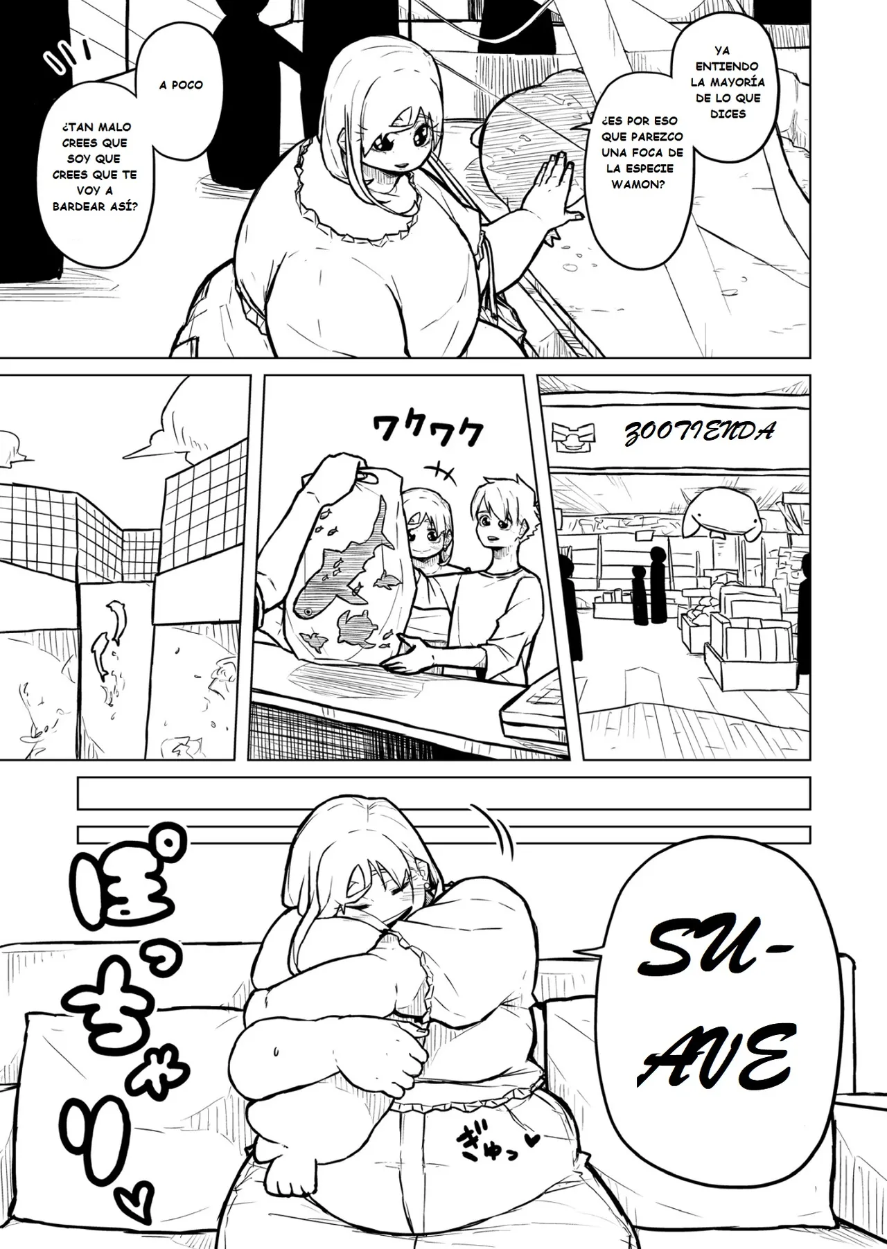 Pocchari wa sekai o sukuu Chubby Girlfriend Español - Image 304