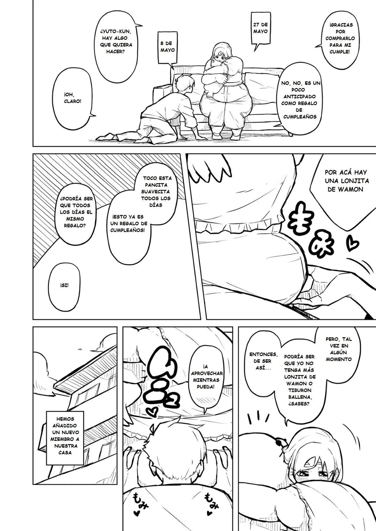 Pocchari wa sekai o sukuu Chubby Girlfriend Español - Image 305