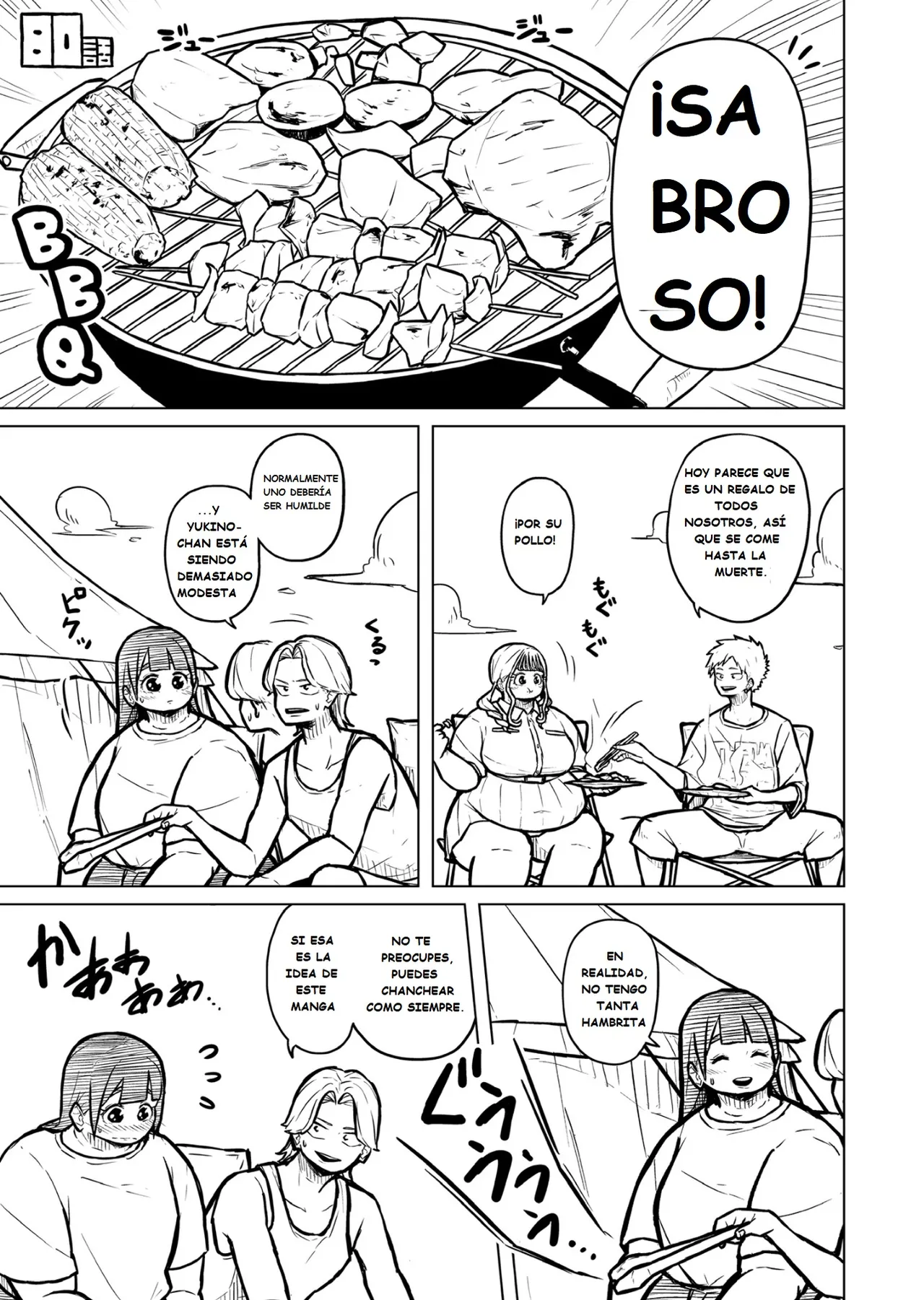 Pocchari wa sekai o sukuu Chubby Girlfriend Español - Image 318