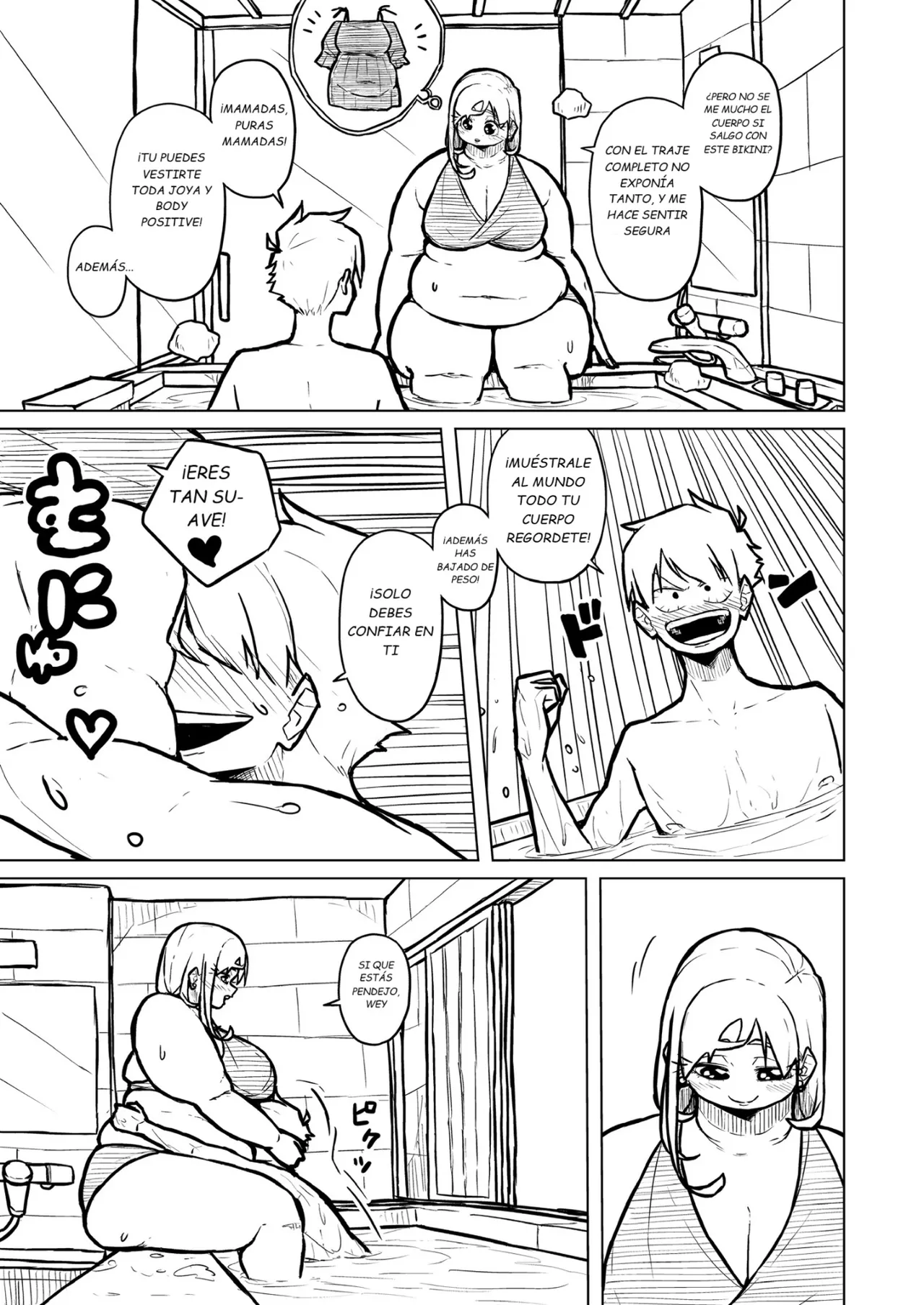 Pocchari wa sekai o sukuu Chubby Girlfriend Español - Image 348