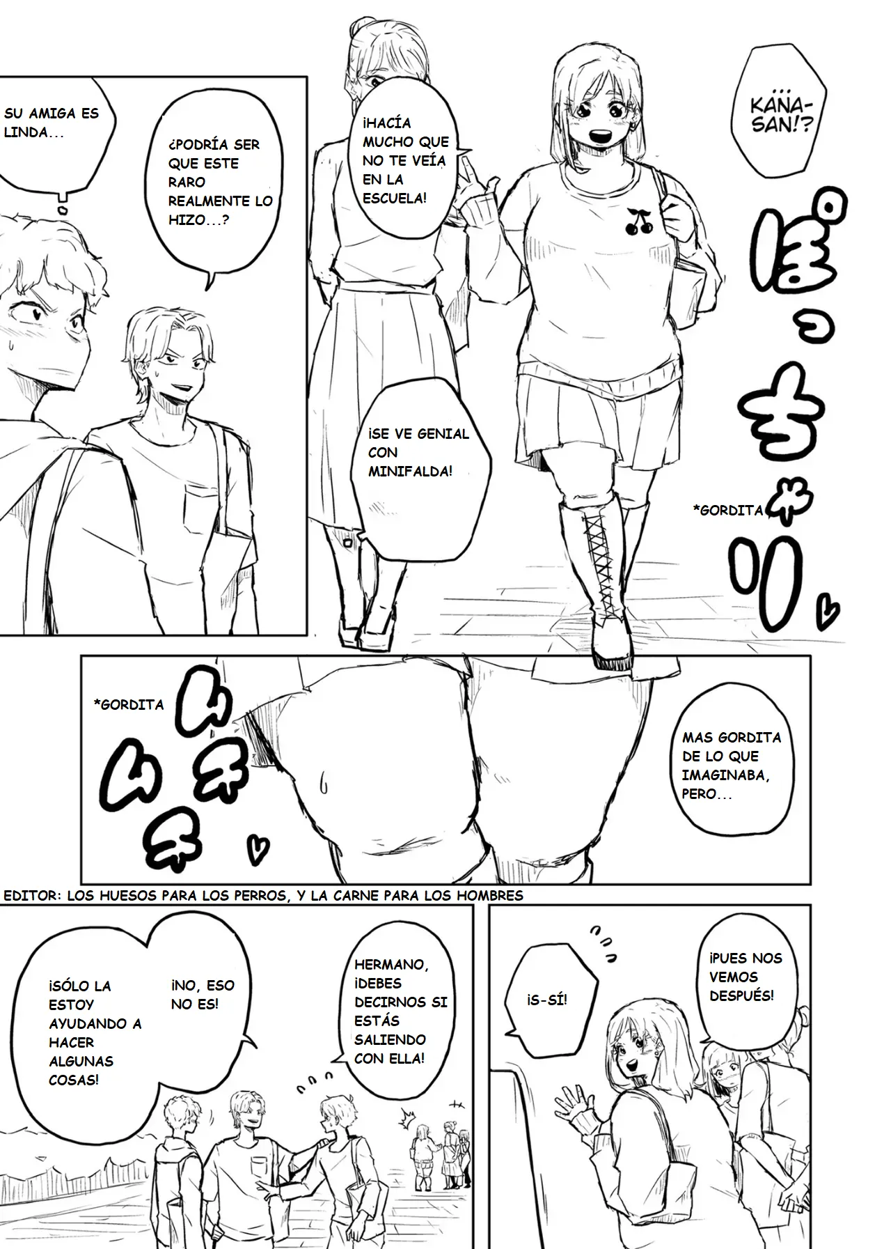 Pocchari wa sekai o sukuu Chubby Girlfriend Español - Image 35