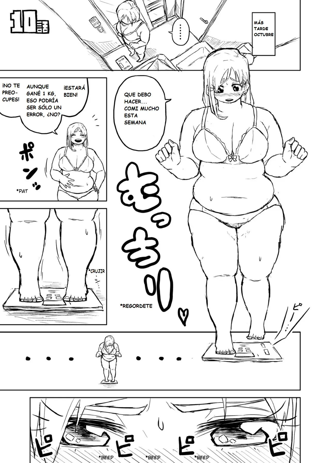 Pocchari wa sekai o sukuu Chubby Girlfriend Español - Image 37