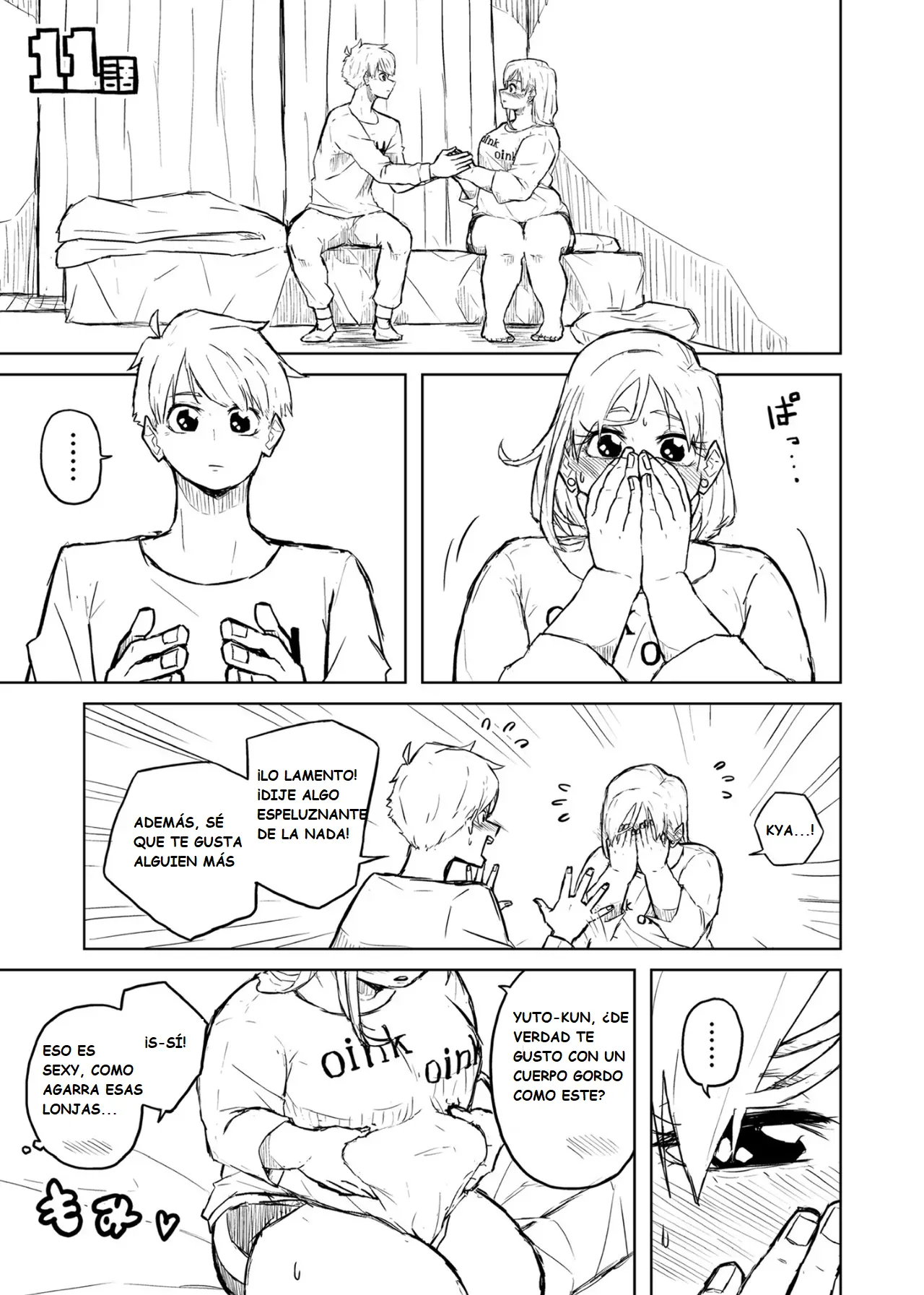 Pocchari wa sekai o sukuu Chubby Girlfriend Español - Image 41