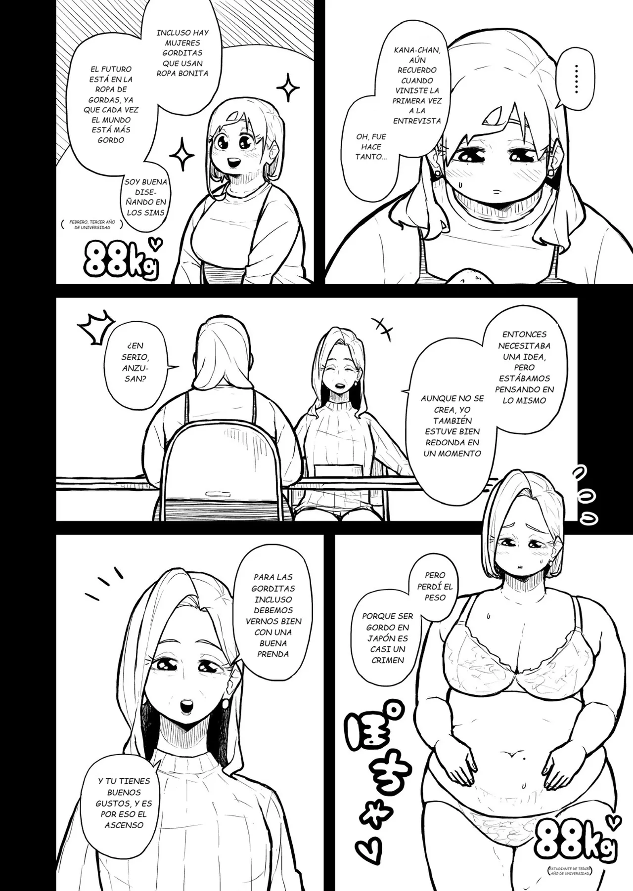 Pocchari wa sekai o sukuu Chubby Girlfriend Español - Image 418