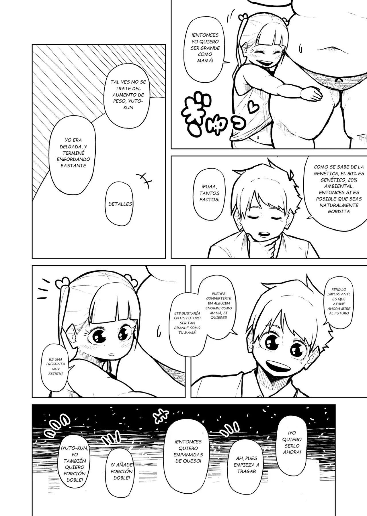 Pocchari wa sekai o sukuu Chubby Girlfriend Español - Image 432