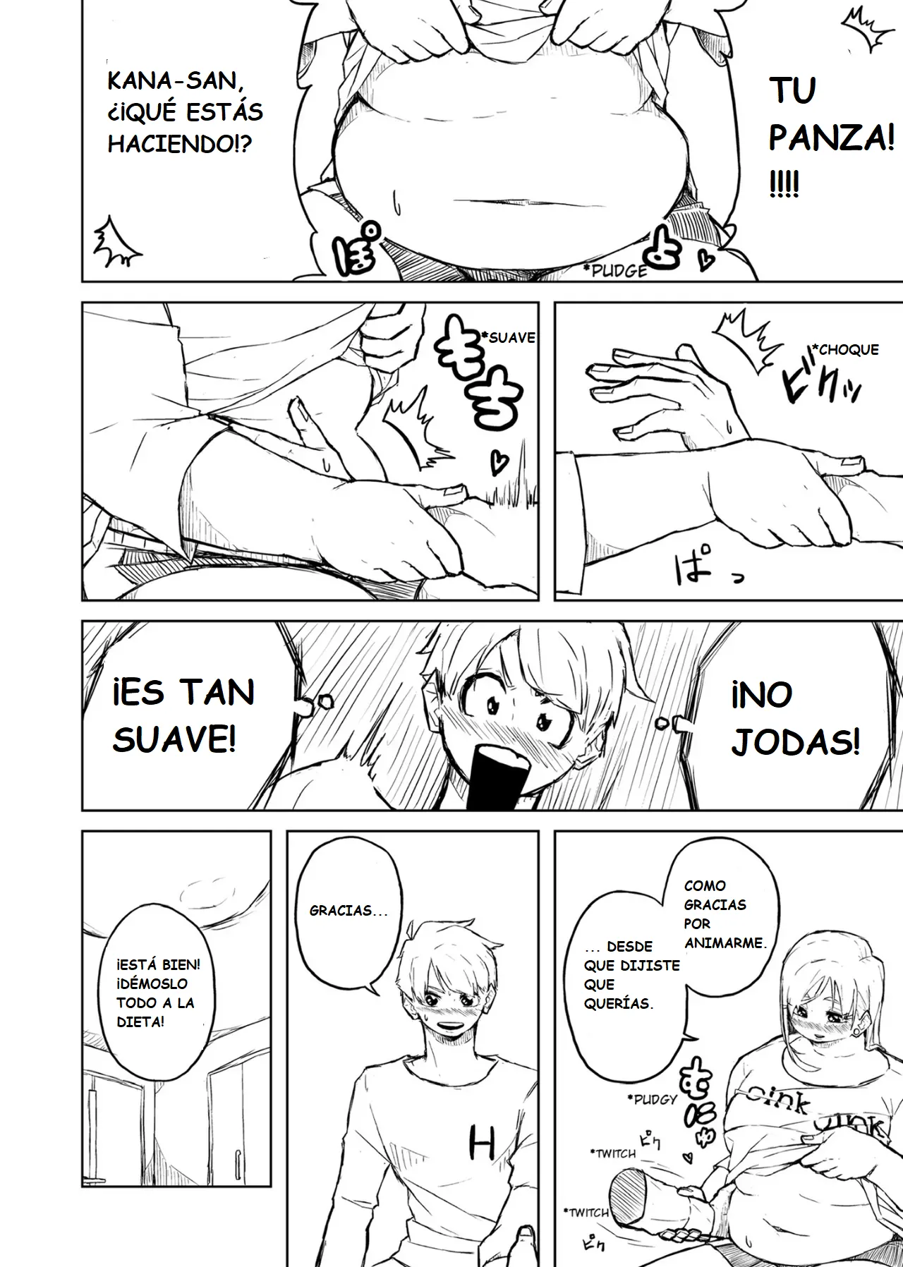 Pocchari wa sekai o sukuu Chubby Girlfriend Español - Image 44