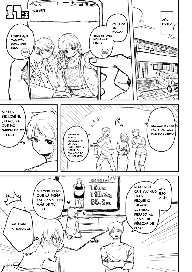 Pocchari wa sekai o sukuu Chubby Girlfriend Español - Image 65