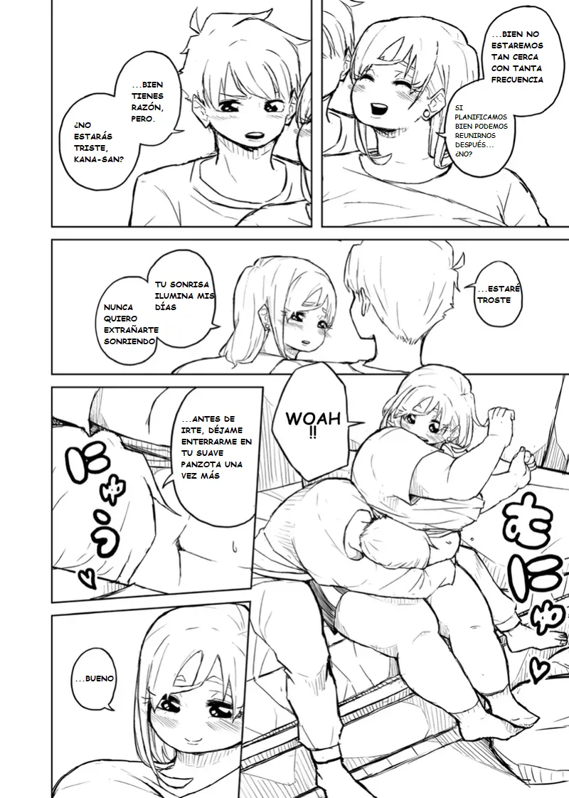 Pocchari wa sekai o sukuu Chubby Girlfriend Español - Image 76