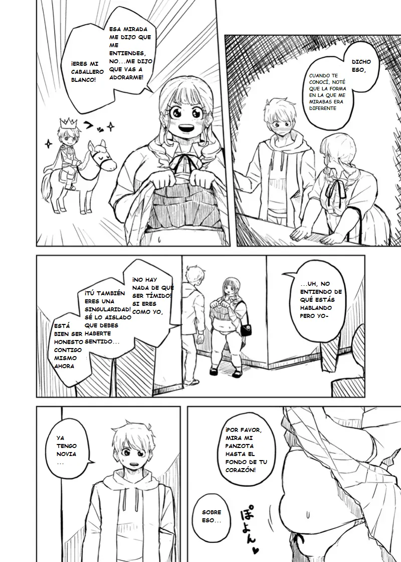 Pocchari wa sekai o sukuu Chubby Girlfriend Español - Image 86