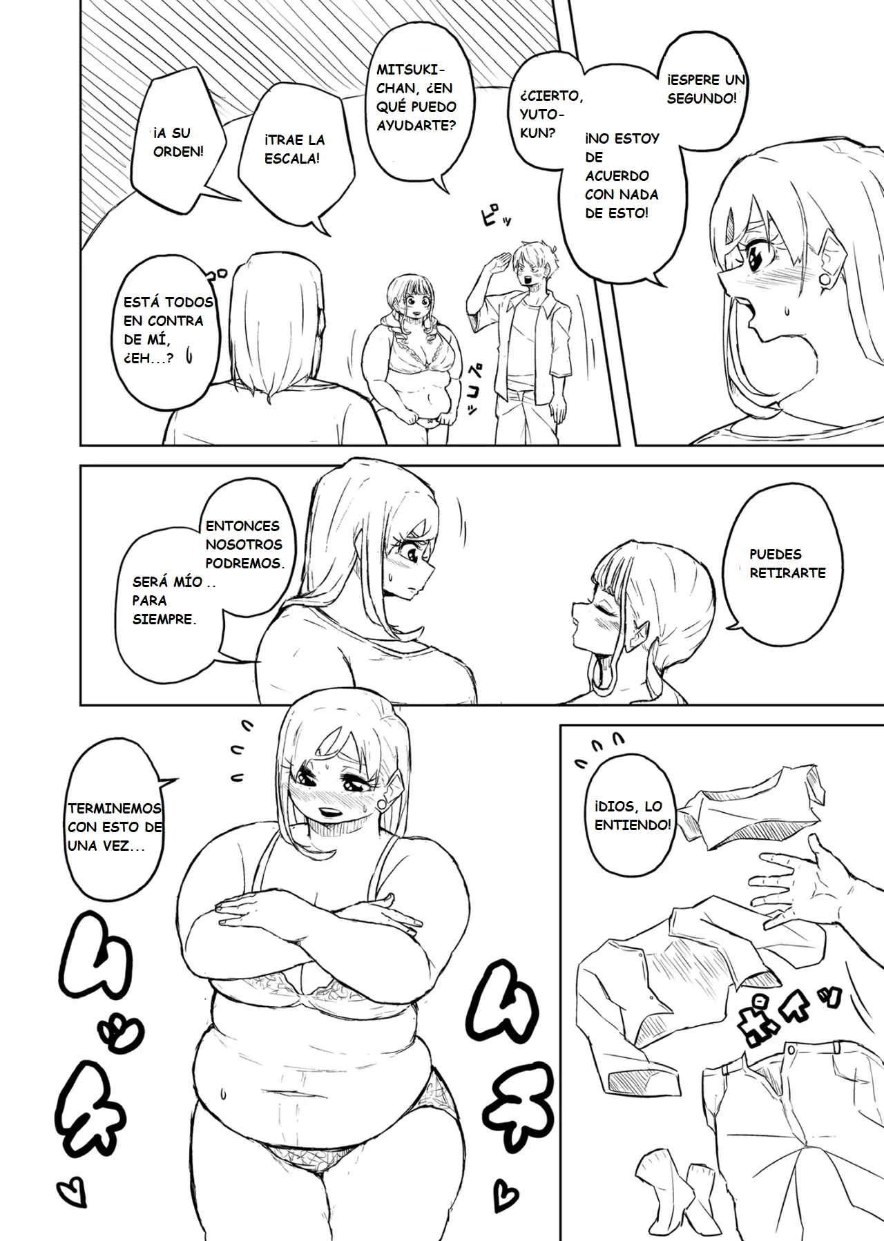 Pocchari wa sekai o sukuu Chubby Girlfriend Español - Image 94