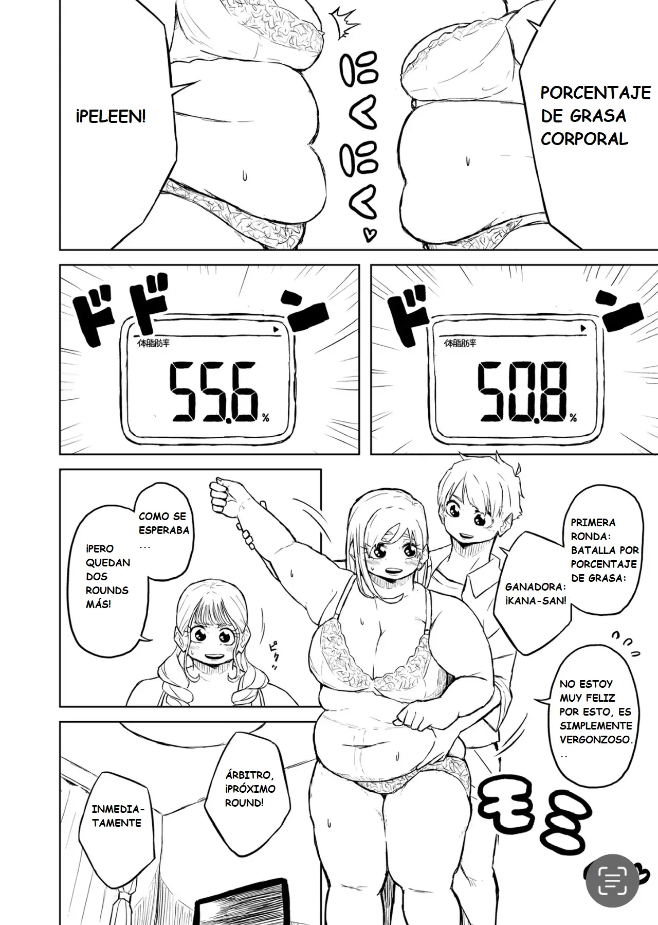 Pocchari wa sekai o sukuu Chubby Girlfriend Español - Image 96