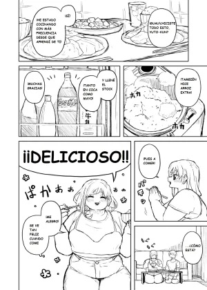 Pocchari wa sekai o sukuu Chubby Girlfriend Español - Page 122