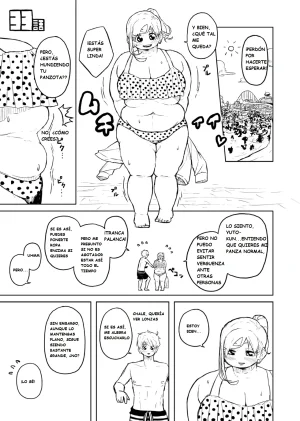 Pocchari wa sekai o sukuu Chubby Girlfriend Español - Page 129