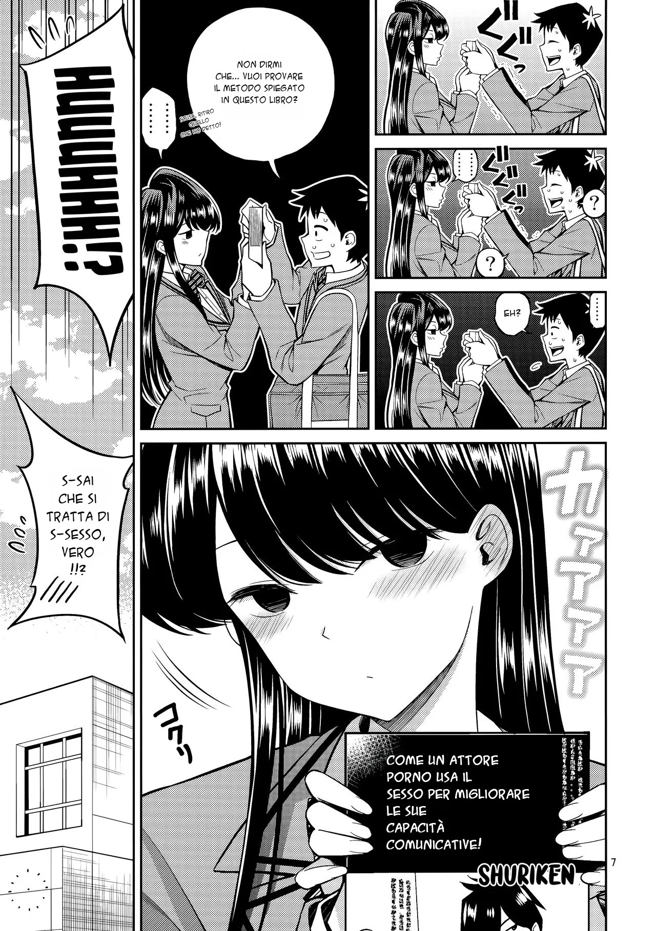 Popochichi Yahiro Pochi Komi-san wa, Binkan desu. Molto Sensibile Komi-san wa, Komyushou desu. Italian - Image 6