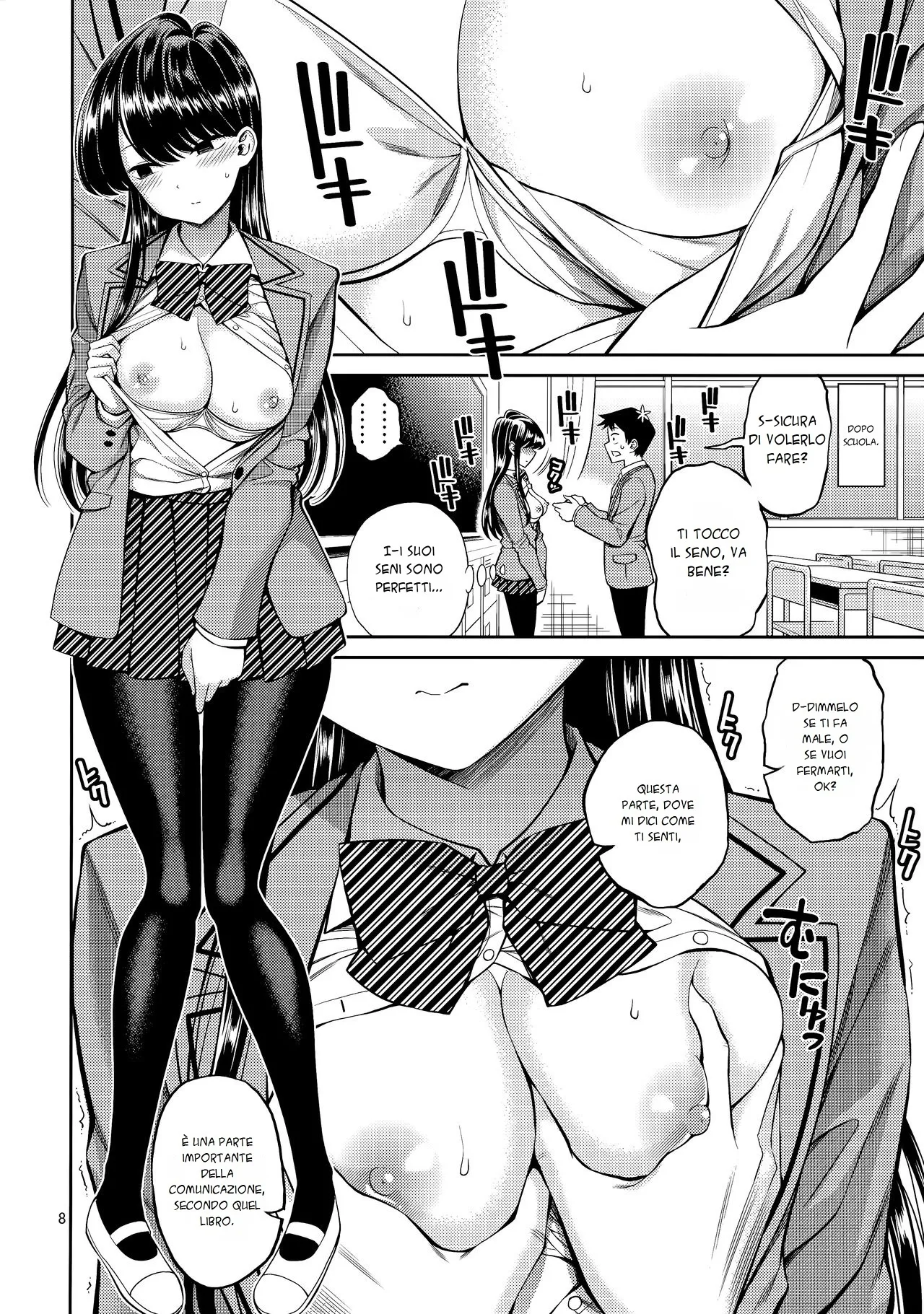 Popochichi Yahiro Pochi Komi-san wa, Binkan desu. Molto Sensibile Komi-san wa, Komyushou desu. Italian - Image 7