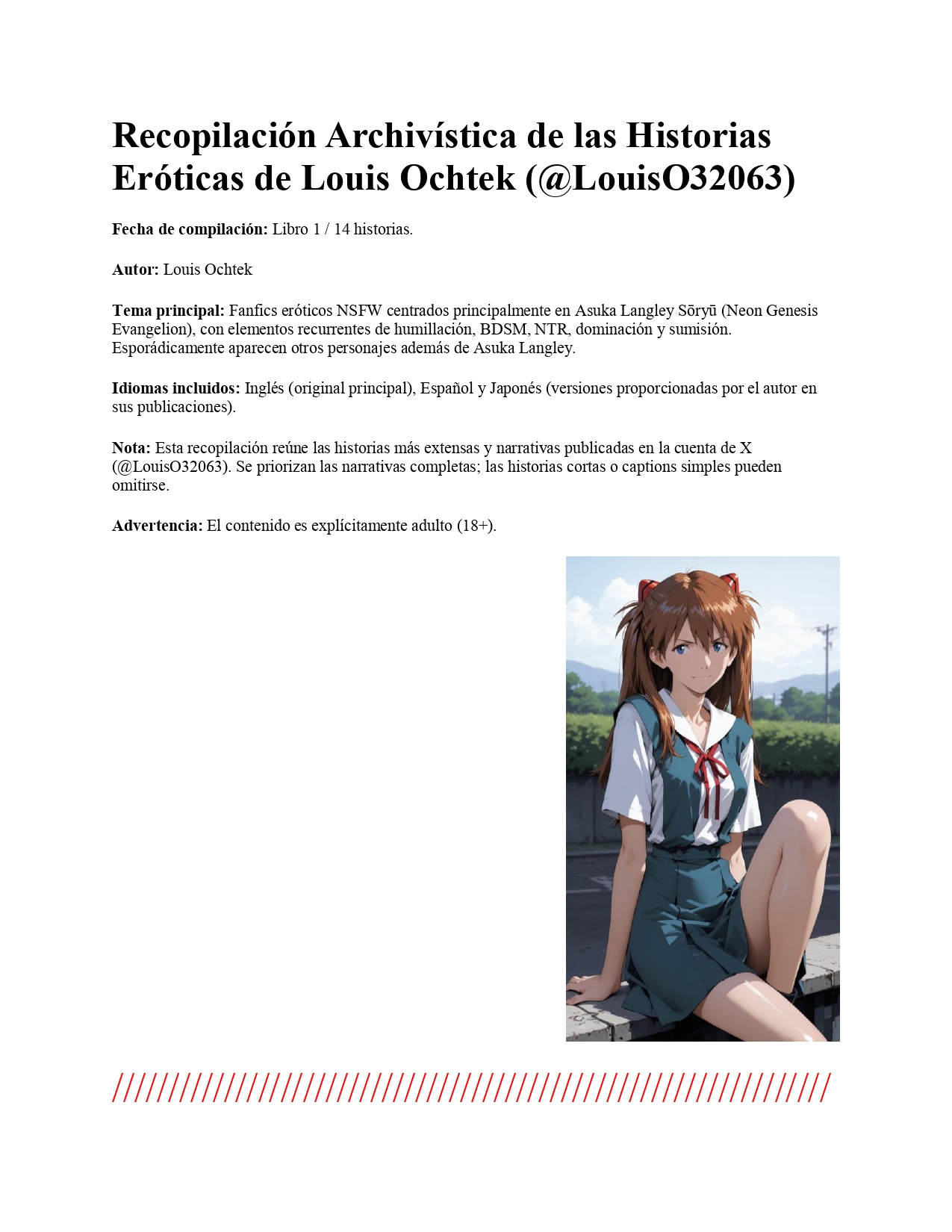Pornographic erotic stories of Asuka and other characters in EnglishSpanishJapanese - Image 4