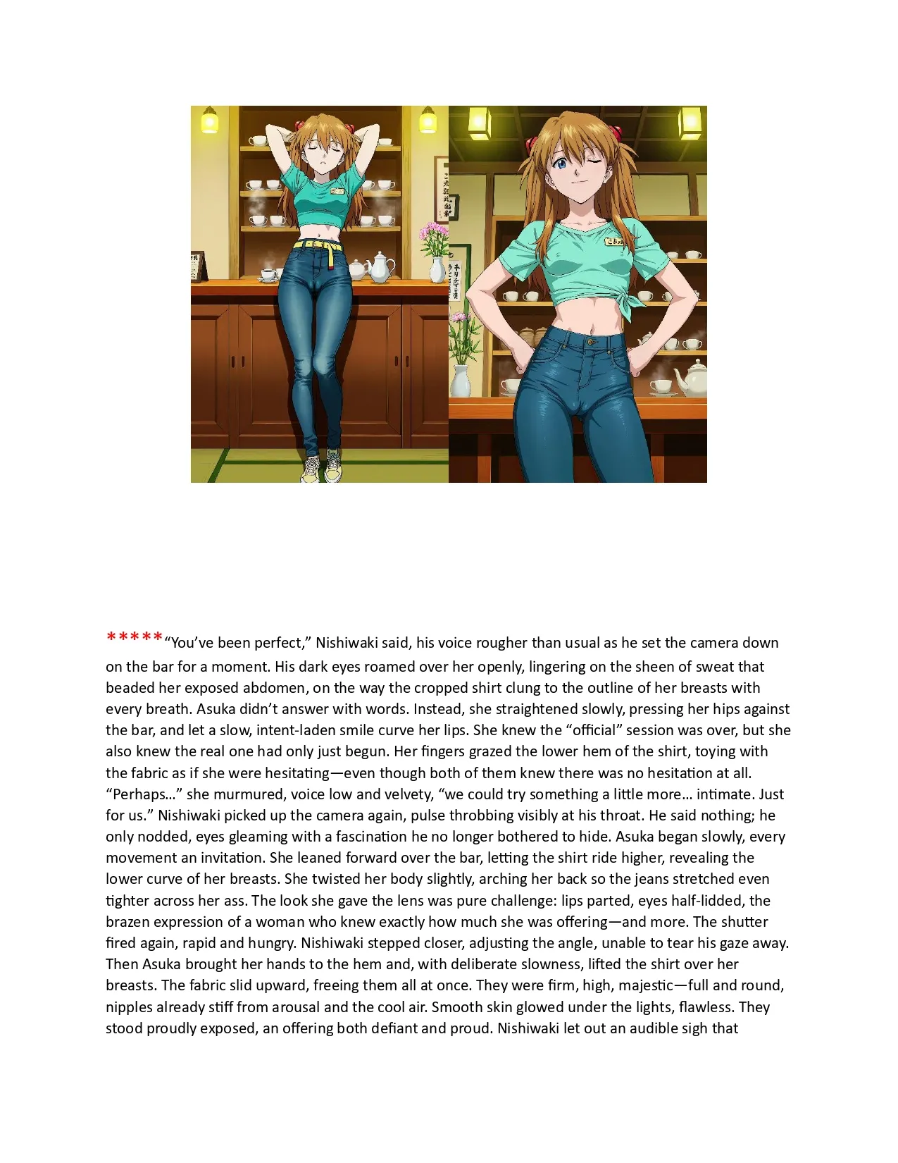 Pornographic erotic stories of Asuka and other characters in EnglishSpanishJapanese - Image 62