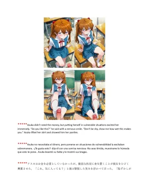 Pornographic erotic stories of Asuka and other characters in EnglishSpanishJapanese - Page 44