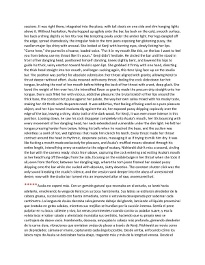 Pornographic erotic stories of Asuka and other characters in EnglishSpanishJapanese - Page 78