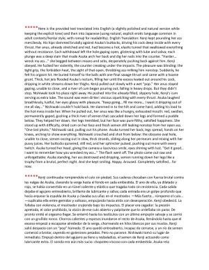 Pornographic erotic stories of Asuka and other characters in EnglishSpanishJapanese - Page 93