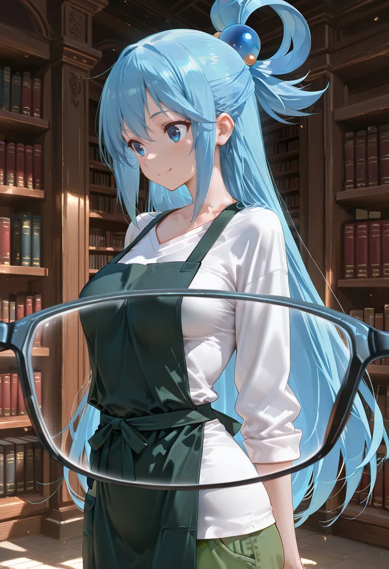 マイネームルナ Pregnant Belly Library Series Aqua Sample - Image 4