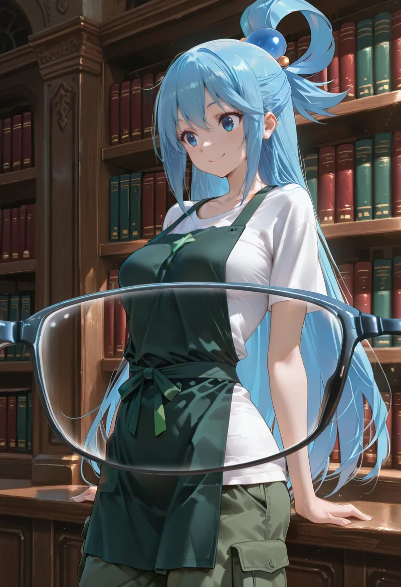 マイネームルナ Pregnant Belly Library Series Aqua Sample - Image 7