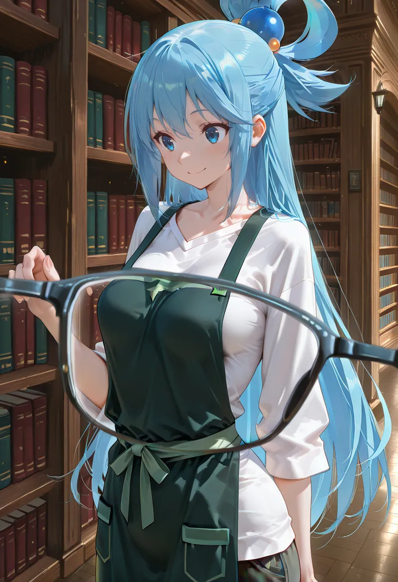 マイネームルナ Pregnant Belly Library Series Aqua Sample - Image 8
