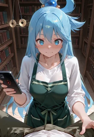 マイネームルナ Pregnant Belly Library Series Aqua Sample - Page 29