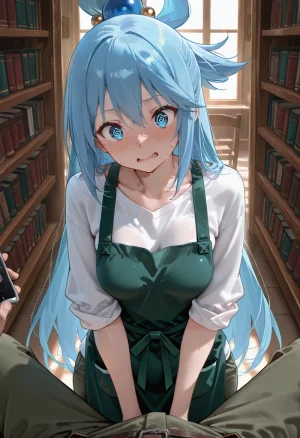 マイネームルナ Pregnant Belly Library Series Aqua Sample - Page 30