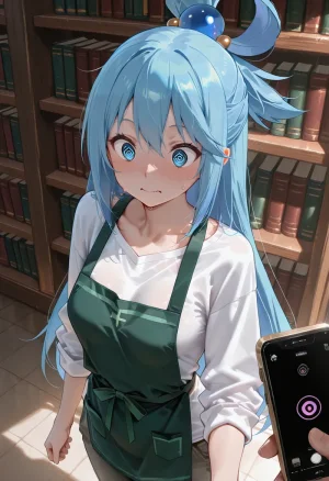 マイネームルナ Pregnant Belly Library Series Aqua Sample - Page 31