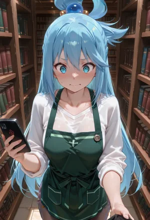 マイネームルナ Pregnant Belly Library Series Aqua Sample - Page 32