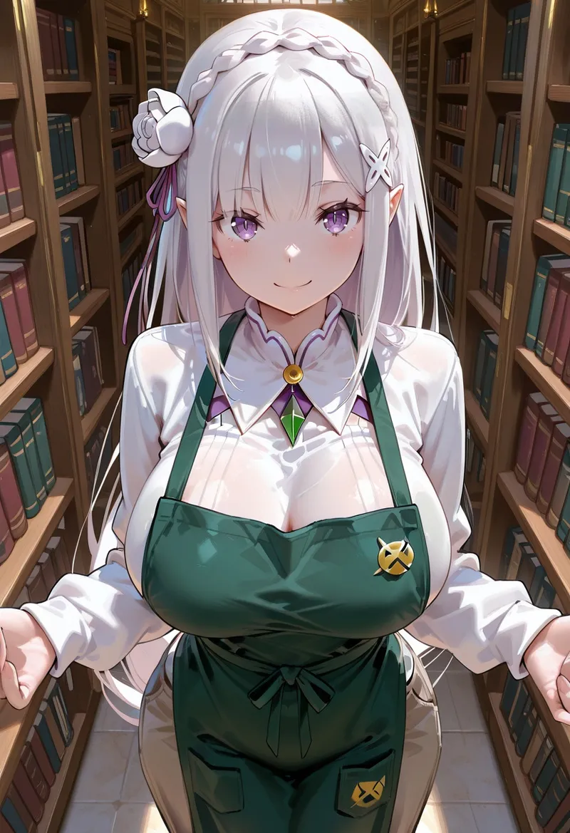 マイネームルナ Pregnant Belly Library Series Emilia Sample - Image 1