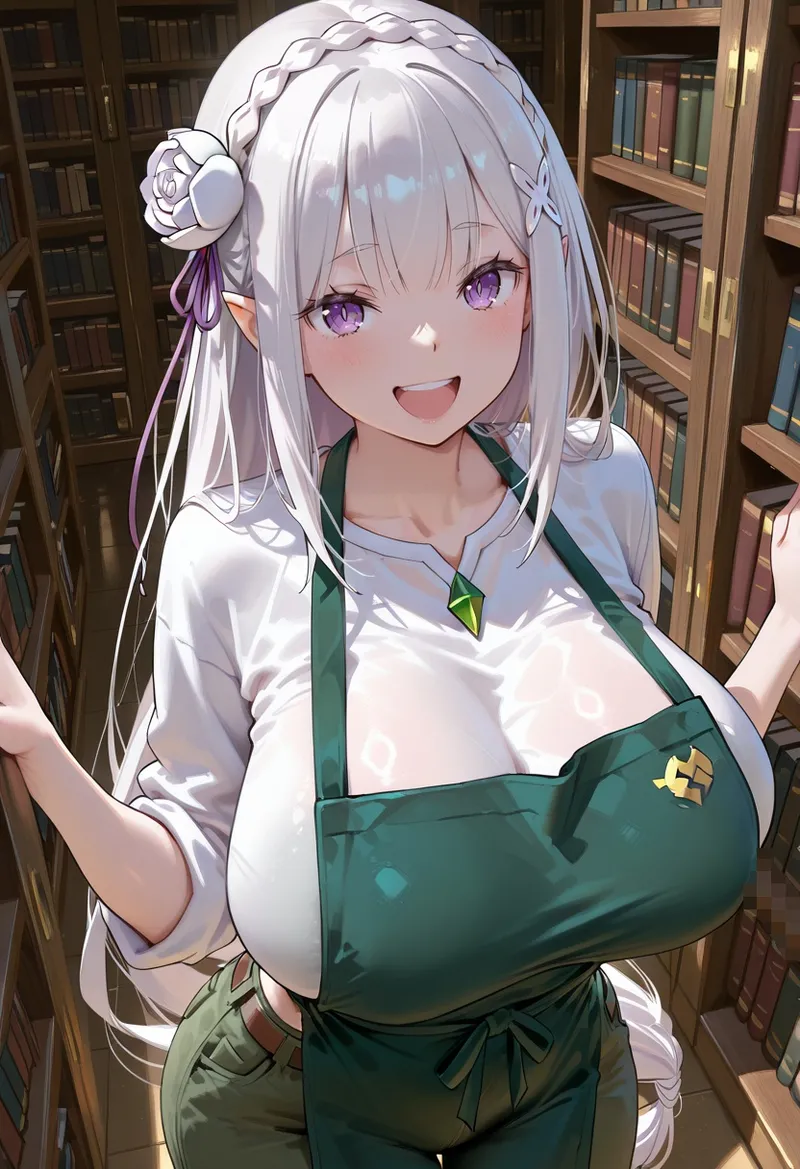 マイネームルナ Pregnant Belly Library Series Emilia Sample - Image 3
