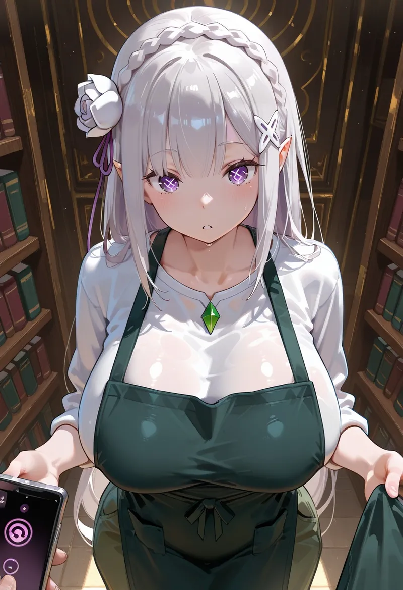 マイネームルナ Pregnant Belly Library Series Emilia Sample - Image 32