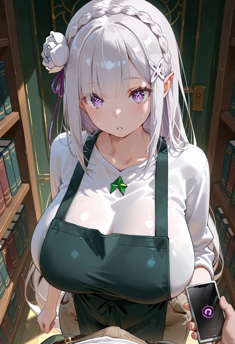 マイネームルナ Pregnant Belly Library Series Emilia Sample - Image 33