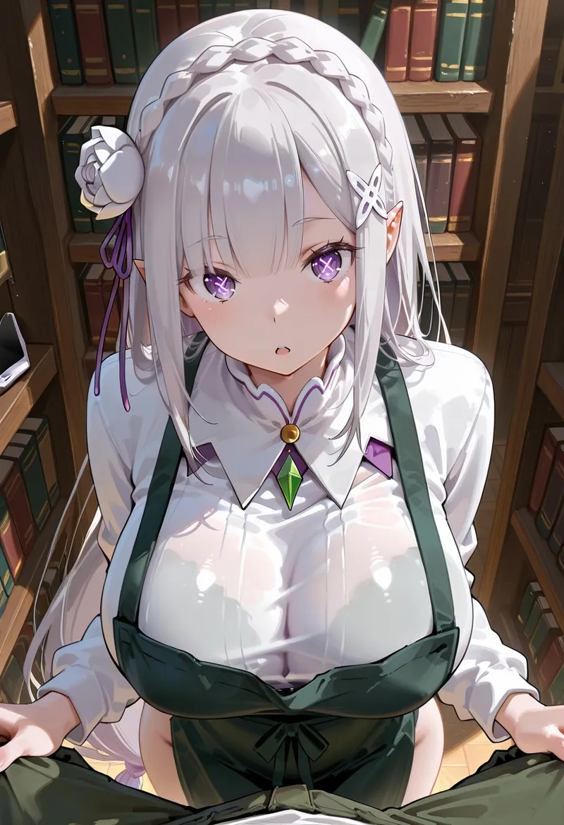 マイネームルナ Pregnant Belly Library Series Emilia Sample - Image 34