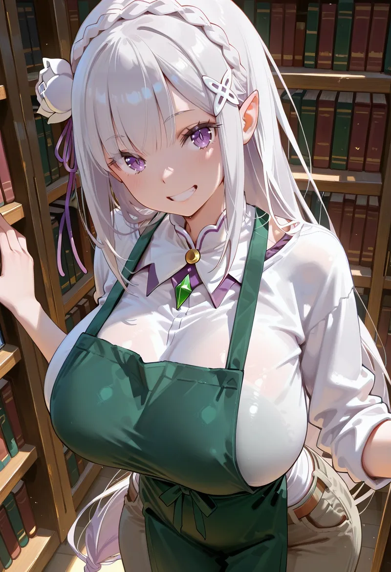 マイネームルナ Pregnant Belly Library Series Emilia Sample - Image 5