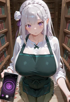 マイネームルナ Pregnant Belly Library Series Emilia Sample - Page 31