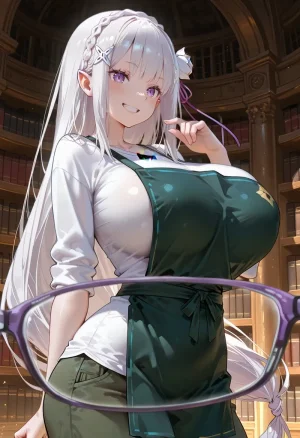 マイネームルナ Pregnant Belly Library Series Emilia Sample - Page 7