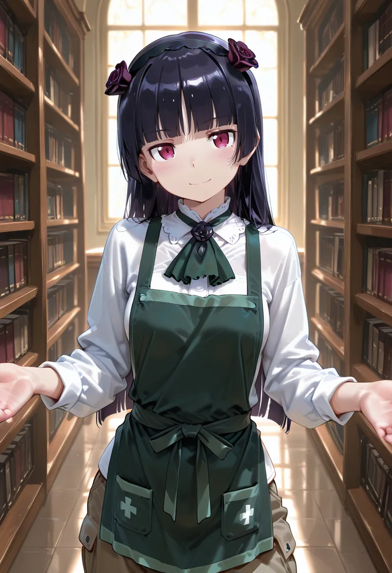 マイネームルナ Pregnant Belly Library Series Gokou Ruri Sample - Image 1