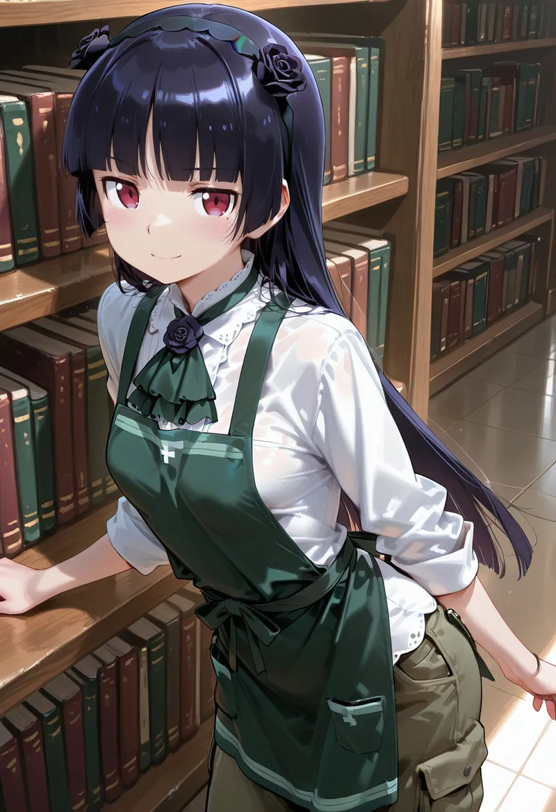 マイネームルナ Pregnant Belly Library Series Gokou Ruri Sample - Image 3
