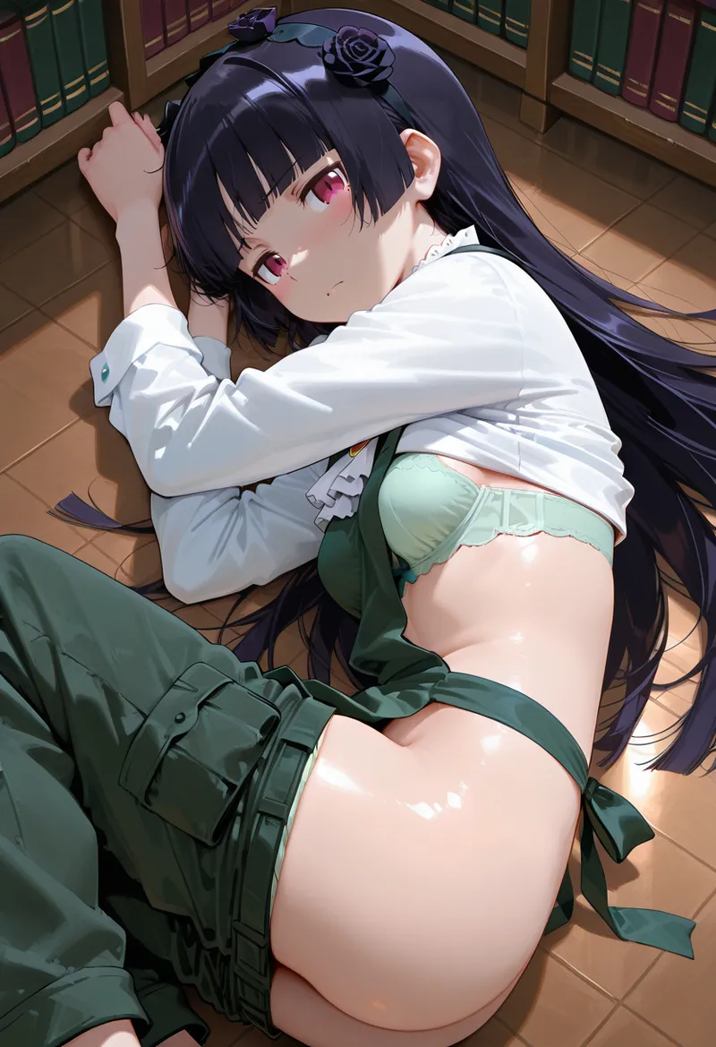 マイネームルナ Pregnant Belly Library Series Gokou Ruri Sample - Image 39