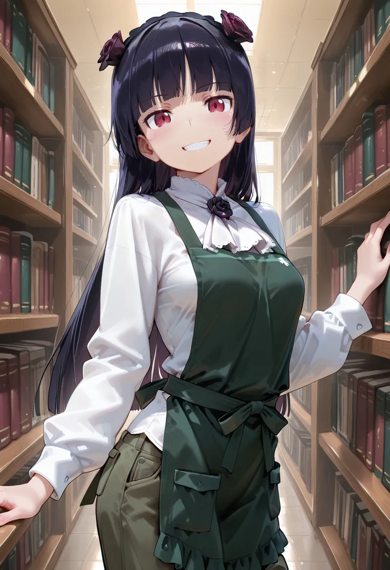 マイネームルナ Pregnant Belly Library Series Gokou Ruri Sample - Image 4