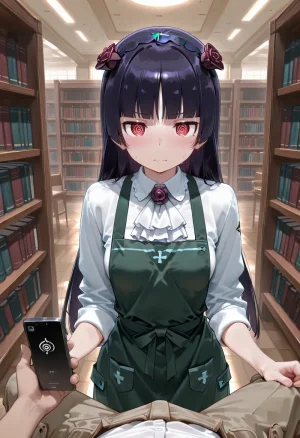 マイネームルナ Pregnant Belly Library Series Gokou Ruri Sample - Page 31