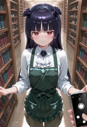 マイネームルナ Pregnant Belly Library Series Gokou Ruri Sample - Page 32